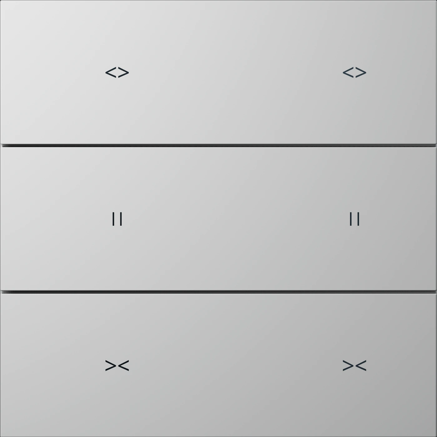 Three-button remote panel